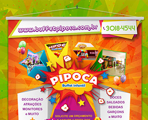 Banner | Pipoca - Buffet Infantil (1)